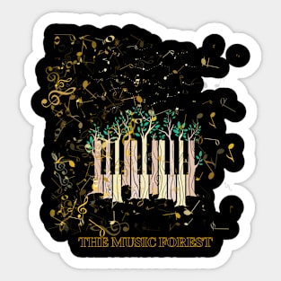 The Music Forest Sticker